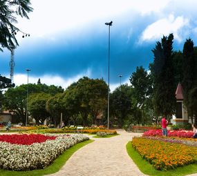 Praça das Flores em Nova Petrópolis