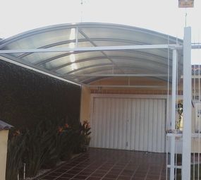 Garagem curva