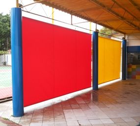 Cortina para fechamento em Lona Vinilica