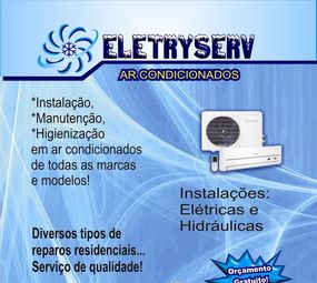 EletryServ - Manutenção, Limpeza, Instalação e Higienização de Ar Condicionados Split