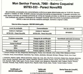 Mesa Natural Alimentos Orgânicos Certificados photo 1