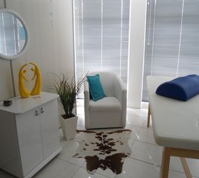 Ambiente climatizado, tranquilo, fácil estacionamento e acesso.