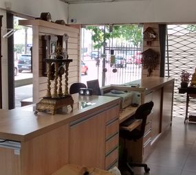 Salão de atendimento da loja